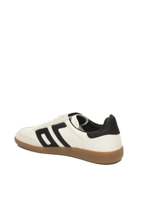 Cloud white/gold sneaker BACK 70 | CLOUD2505LEATHER-10